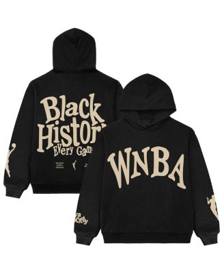 Playa Society - Men's and Women's Black WNBA Black History Month Every Game Premium Pullover Hoodie