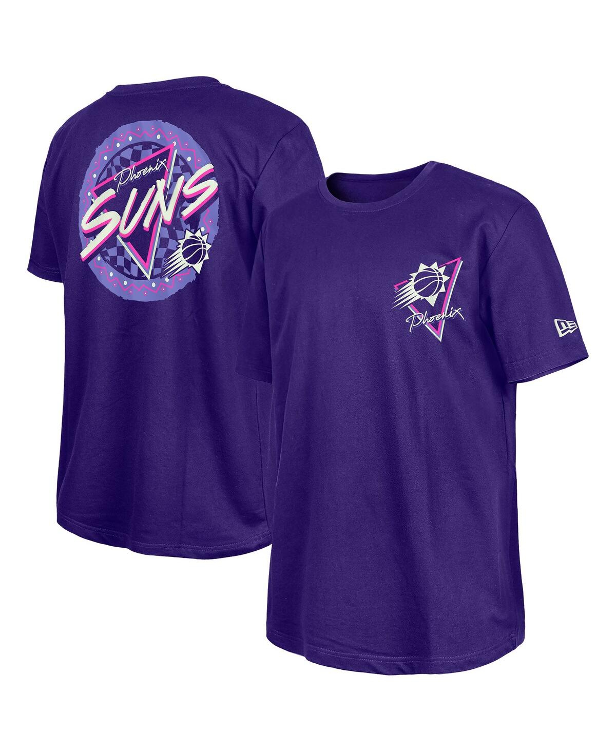 NEW ERA PURPLE PHOENIX SUNS GLOW-IN-THE-DARK T-SHIRT 
