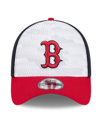 Men's Navy/Red Boston Red Sox 2025 MLB Clubhouse 39THIRTY Flex Hat