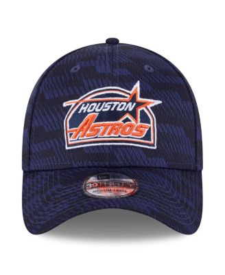 Men's Navy Houston Astros 2025 MLB Clubhouse 39THIRTY Flex Hat
