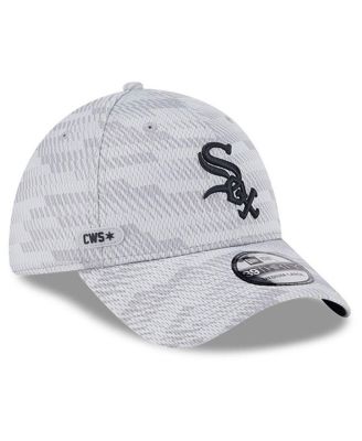 Men's Gray Chicago White Sox 2025 MLB Clubhouse 39THIRTY Flex Hat