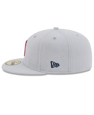 Men's Gray Boston Red Sox 2025 MLB Clubhouse 59FIFTY Fitted Hat