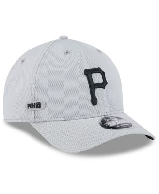 New Era - Men's Gray Pittsburgh Pirates 2025 MLB Clubhouse 9FORTY M-Crown Adjustable Hat