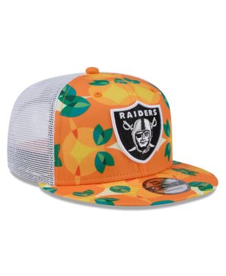 Men's Orange Las Vegas Raiders Citrus 9FIFTY Trucker Snapback Hat