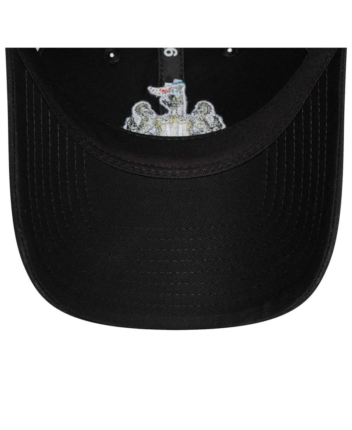 New Era Big Boys And Girls Black Newcastle United Core 9forty Adjustable Hat In Black