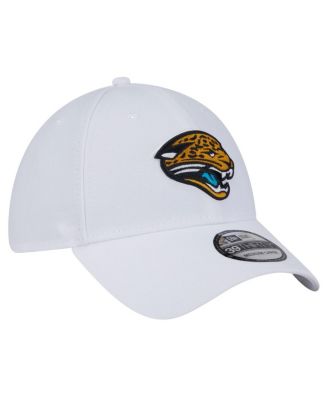Men's White Jacksonville Jaguars Throwback 39THIRTY Flex Hat