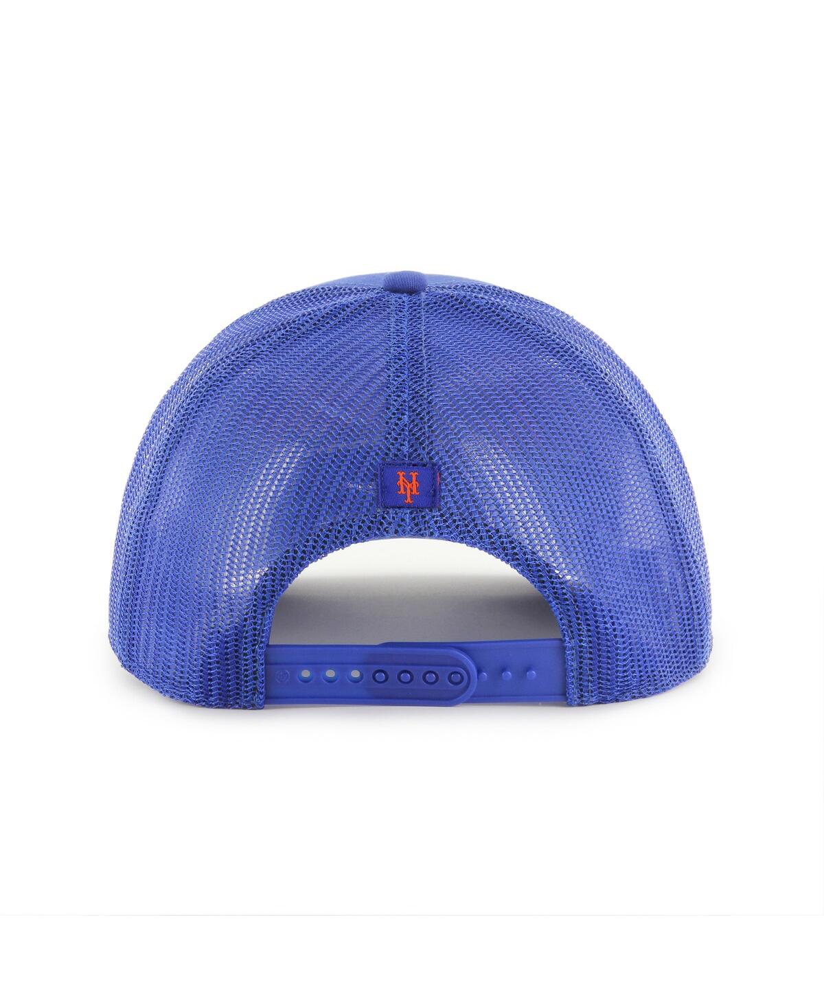 47 Brand Men's Royal New York Mets Garner Trucker Adjustable Hat In Royal