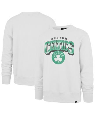 '47 Brand - Men's Cream Boston Celtics Big Tall Spotlight Headline Pullover Sweatshirt