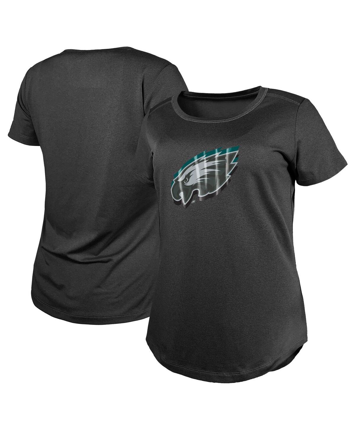 NEW ERA WOMEN'S CHARCOAL PHILADELPHIA EAGLES 2024 NFL DRAFT T-SHIRT 