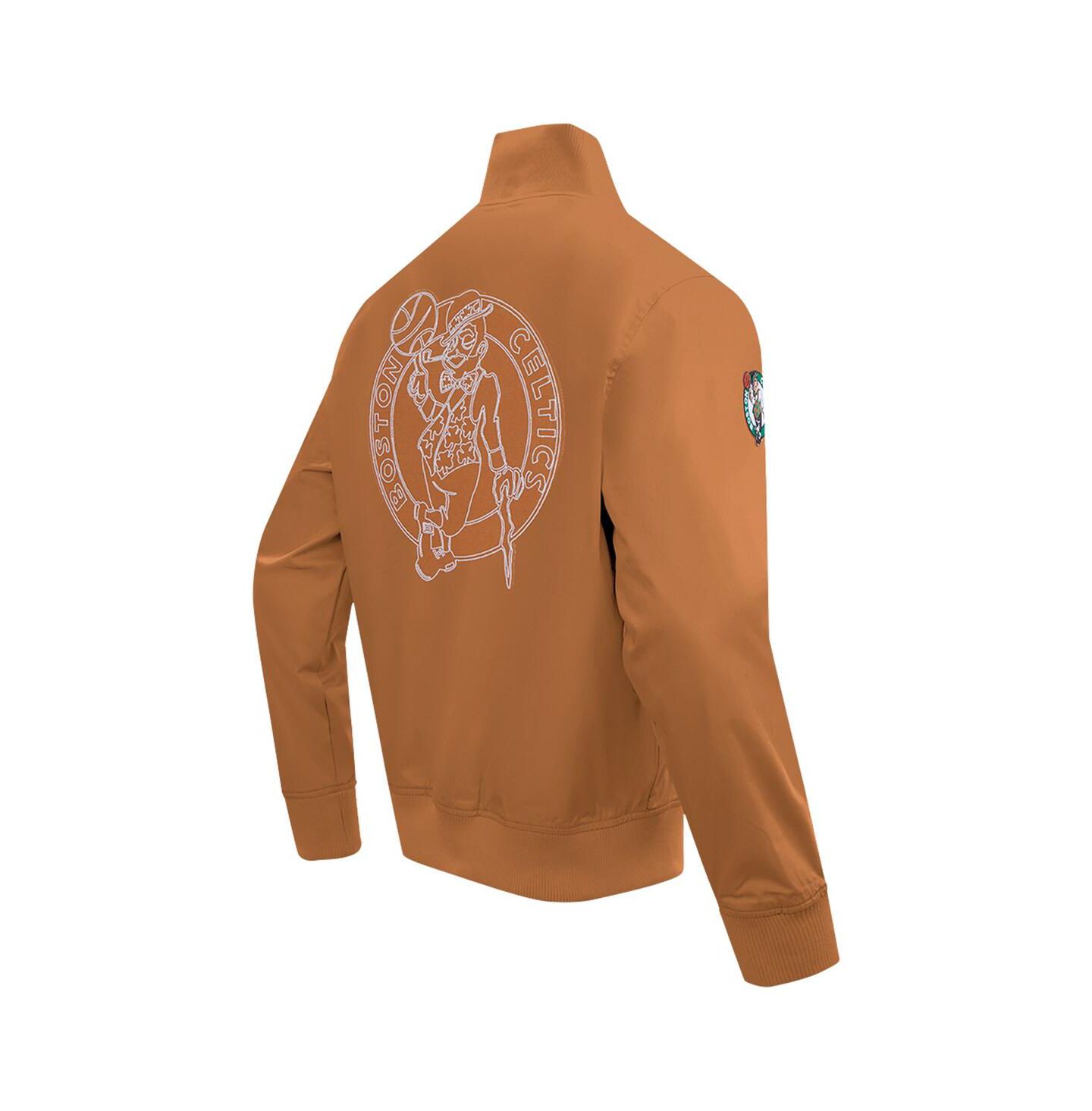 Мужская куртка Pro Standard Brown Boston Celtics Paint The City Full-Zip — фото 3