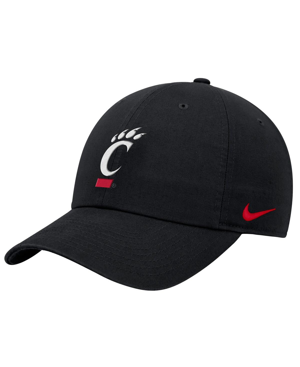 Nike Men's Black Cincinnati Bearcats Club Adjustable Hat In Black