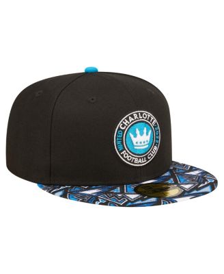 Men's Black Charlotte FC Element Tech Pack 59FIFTY Fitted Hat