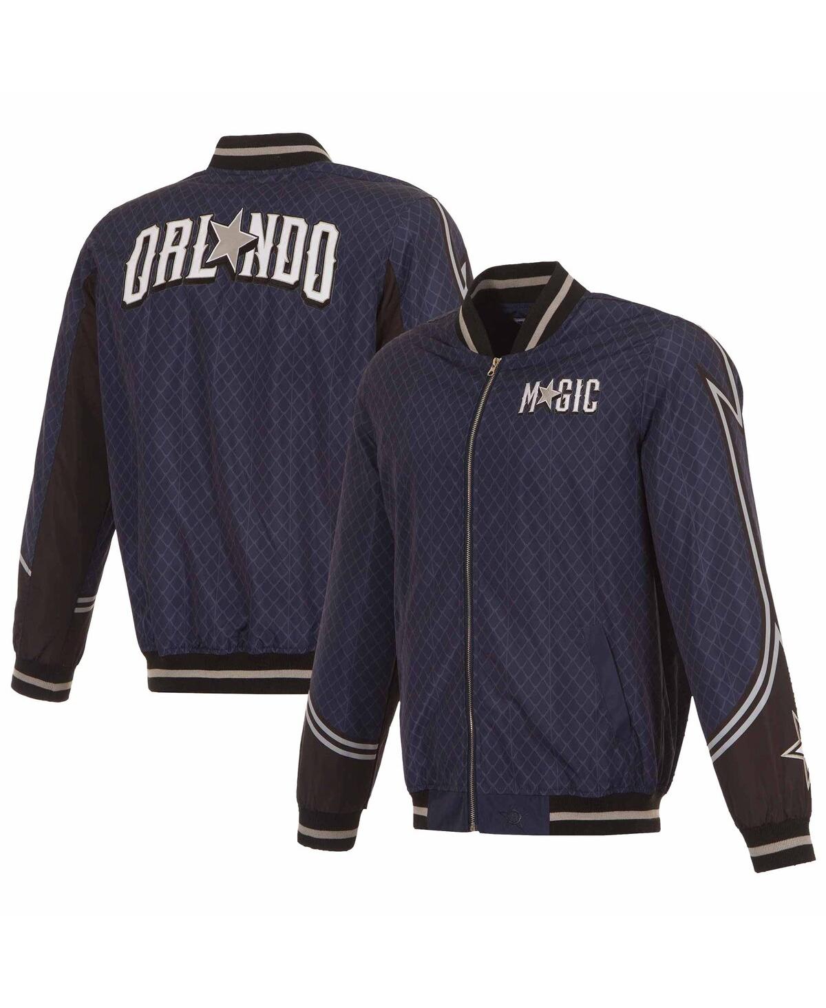 Men's Navy Orlando Magic 2023/24 City Edition Full-Zip Bomber Jacket - Navy