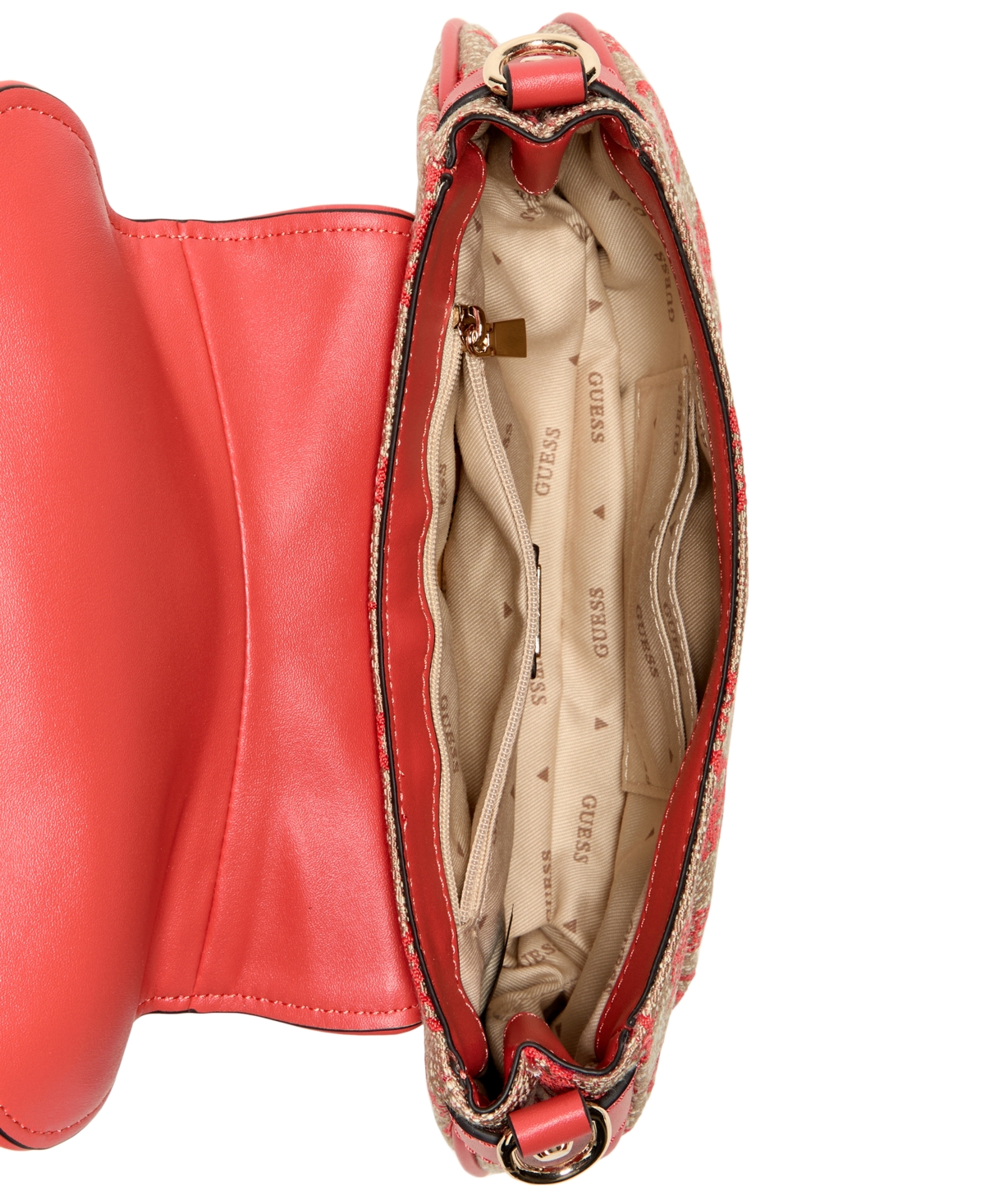 GUESS BEYZA SMALL FLAP SHOULDER BAG 