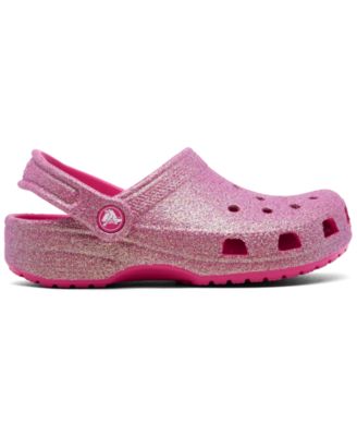 Little Girls Classic Glitter Clogs from Finish Line