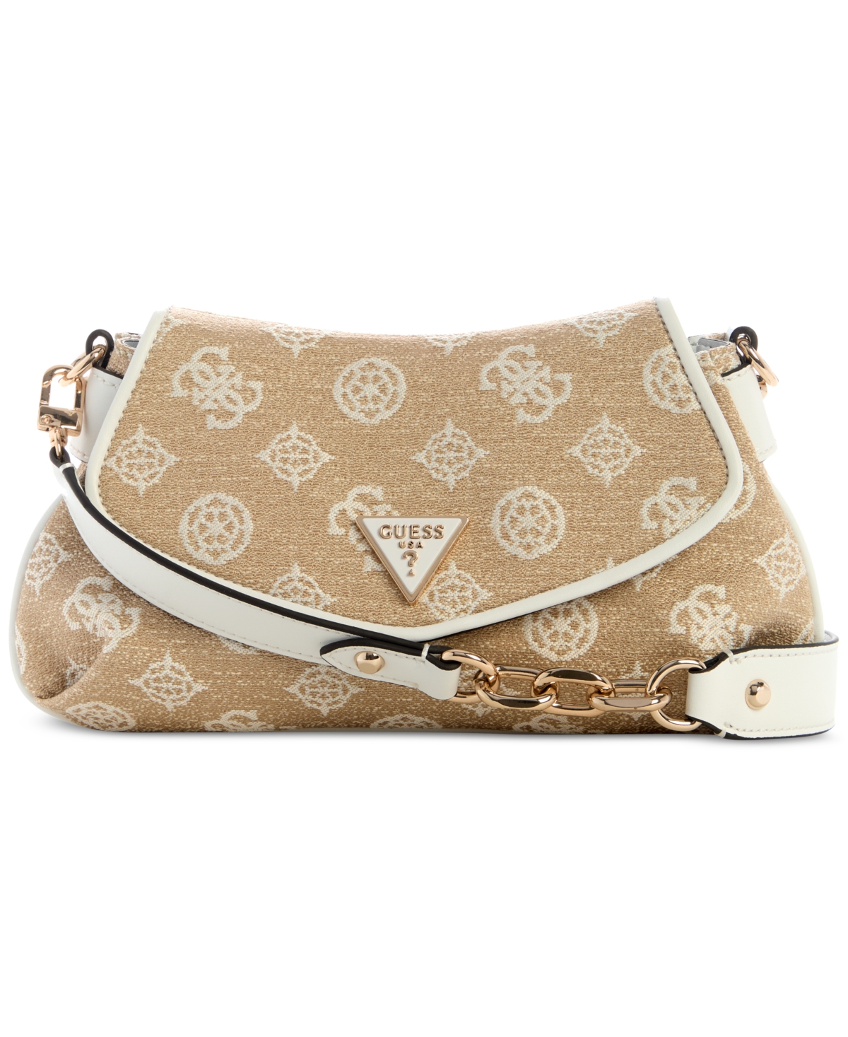 GUESS BEYZA SMALL FLAP SHOULDER BAG 