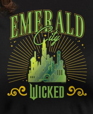 Trendy Plus Size Wicked Emerald City Graphic Crew Neck T-Shirt