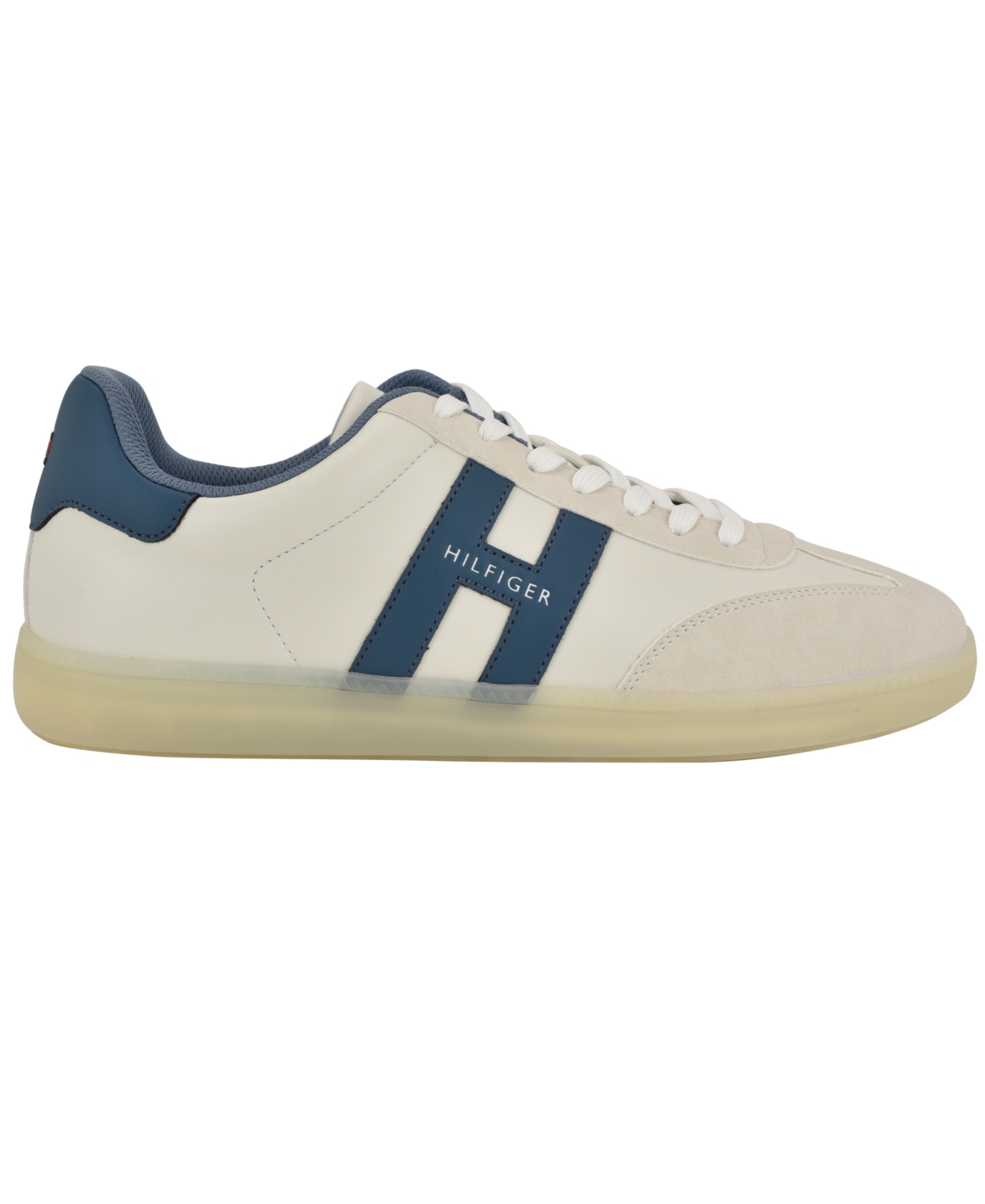 Tommy Hilfiger Men's Berge T-toe Casual Sneakers In White,teal Multi