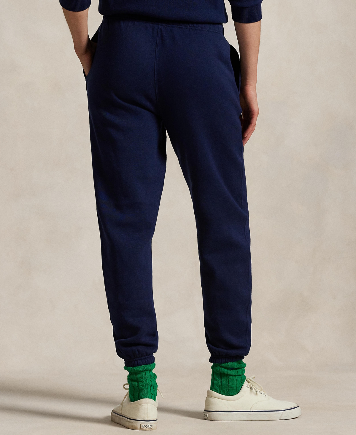 Polo Ralph Lauren Women's Fleece Athletic Sweatpants In Cruise Navy
