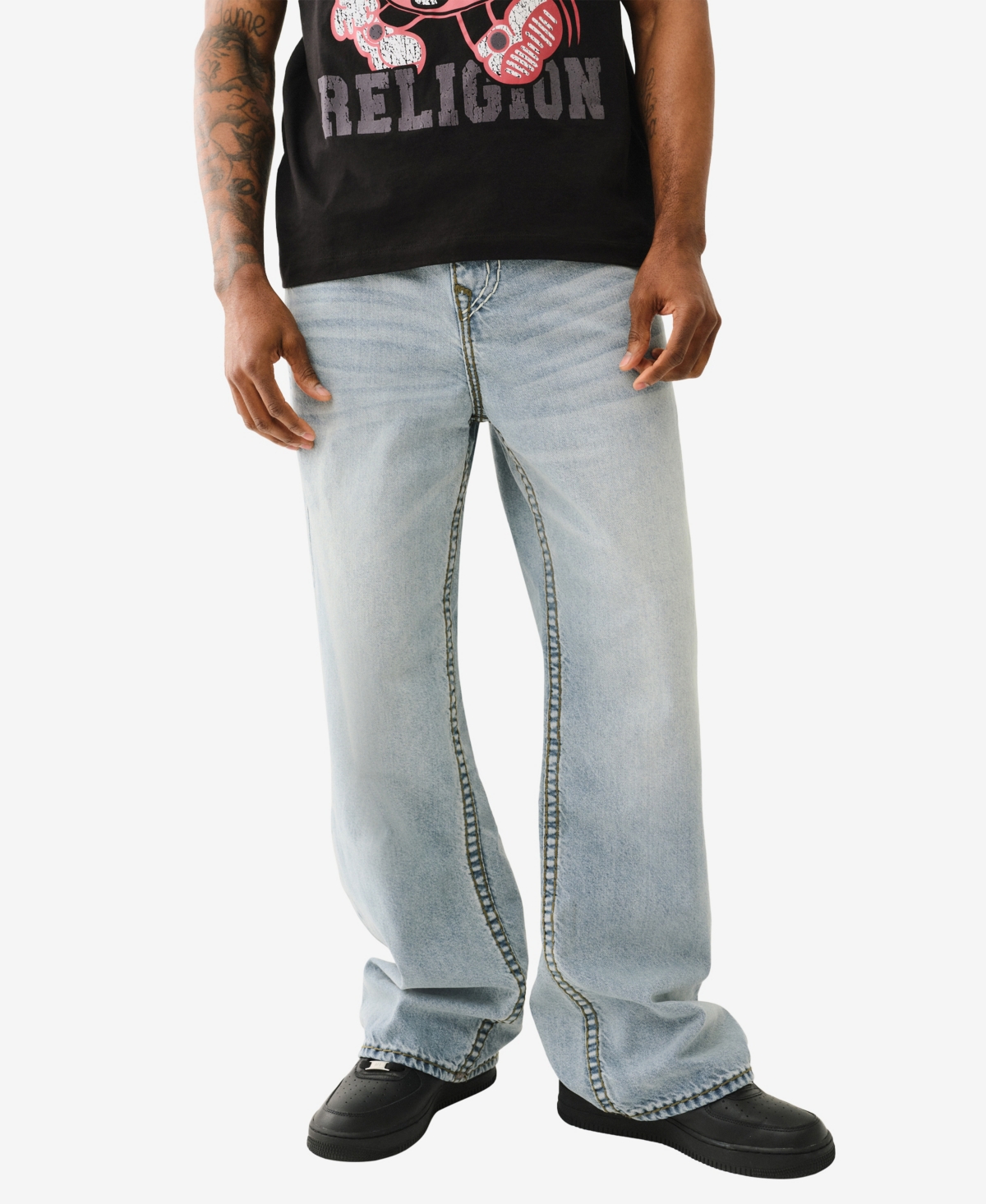 Men's Vinny Super T Quad Baggy Jeans - Rocky point light wash