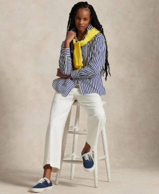 Women's Chino Wide-Leg Pants