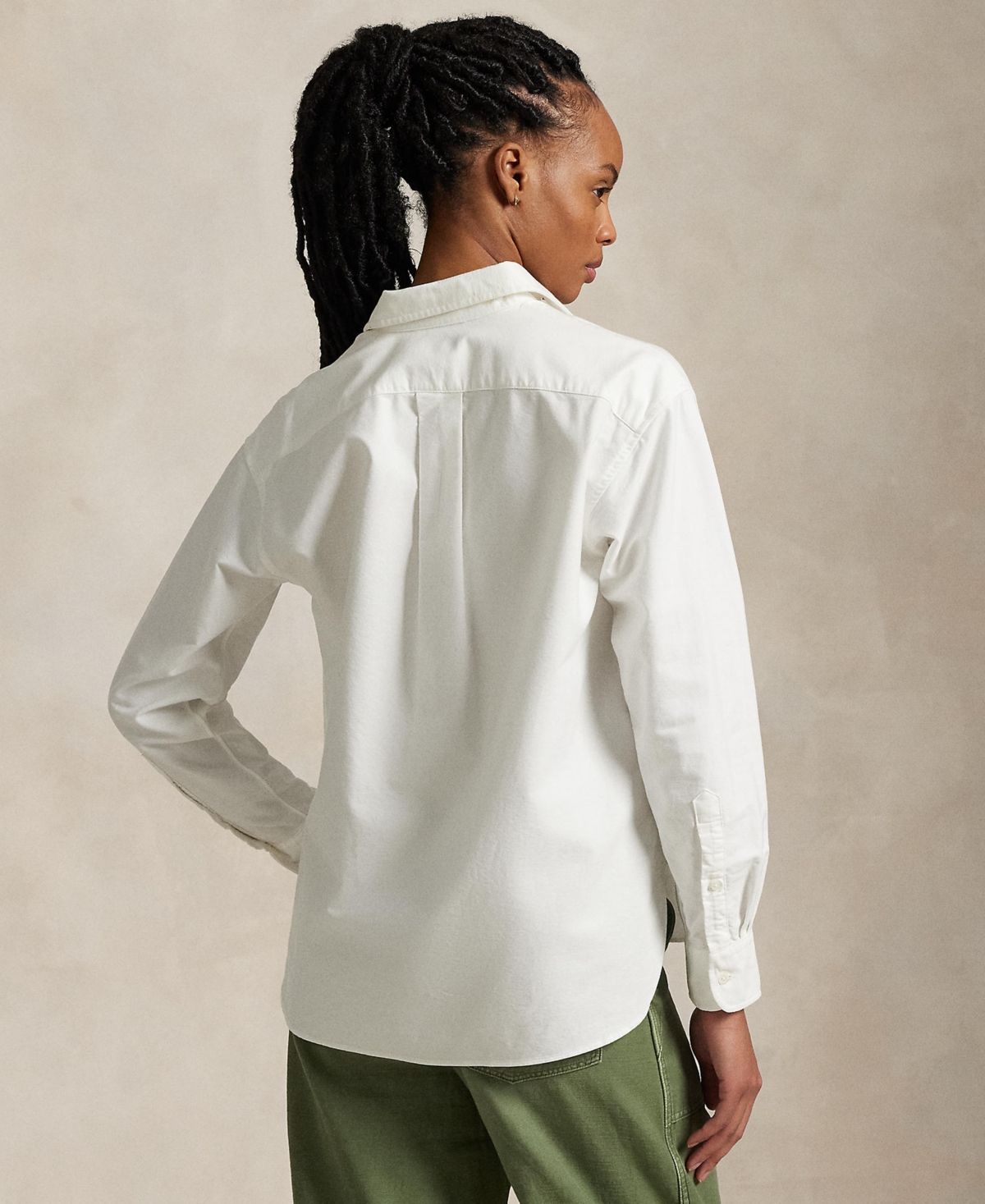 Polo Ralph Lauren Relaxed Fit Cotton Oxford Button-up Shirt In White