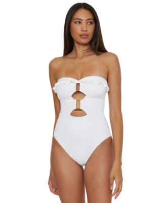 Women's Buckle-Up Convertible One-Piece Swimsuit