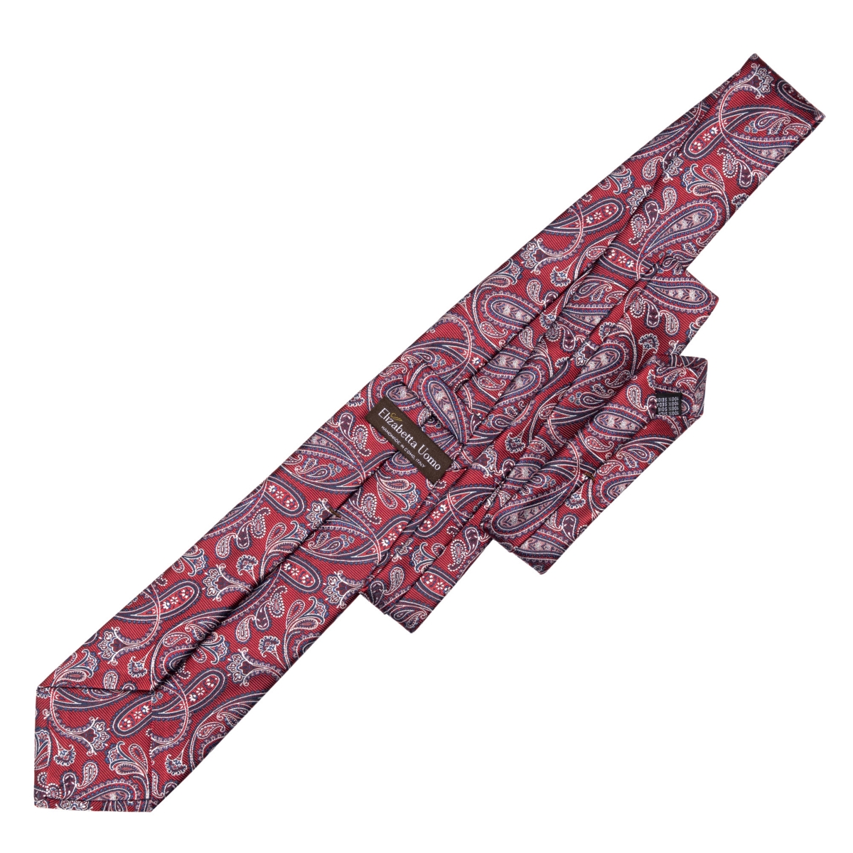 Big & Tall Palermo - Silk Jacquard Tie for Men - Brown