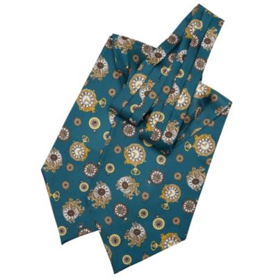 Men's Gilded Keeper - Silk Ascot Cravat Tie for Men
