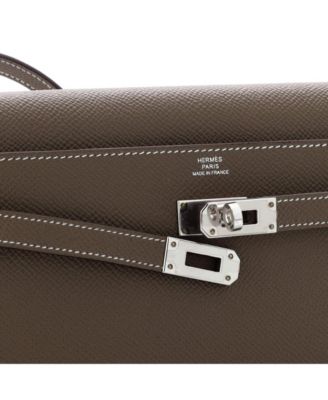 Pre-Owned HERMES Kelly To Go Wallet Epsom
