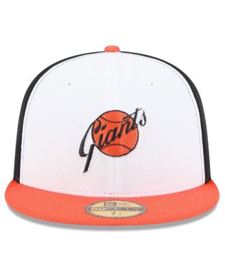 Men's Black/Orange San Francisco Giants 2025 MLB Clubhouse 59FIFTY Fitted Hat
