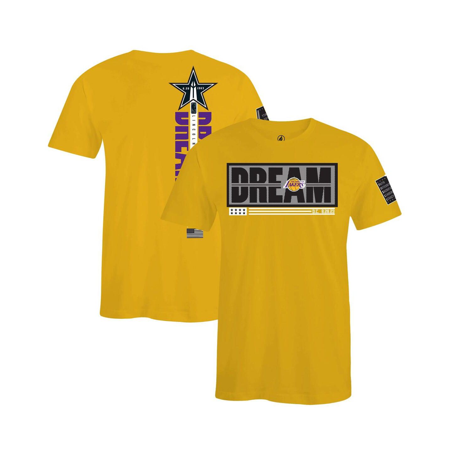 Футболка FISLL x Black History Collection Gold Los Angeles Lakers — фото 1