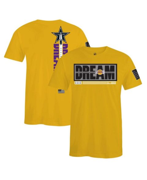 Футболка FISLL x Black History Collection Gold Los Angeles Lakers