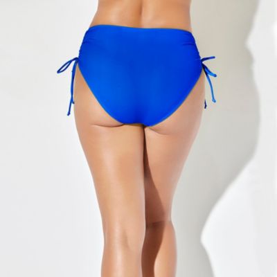 Women's Virtuoso Ruched Side Tie Bikini Bottom