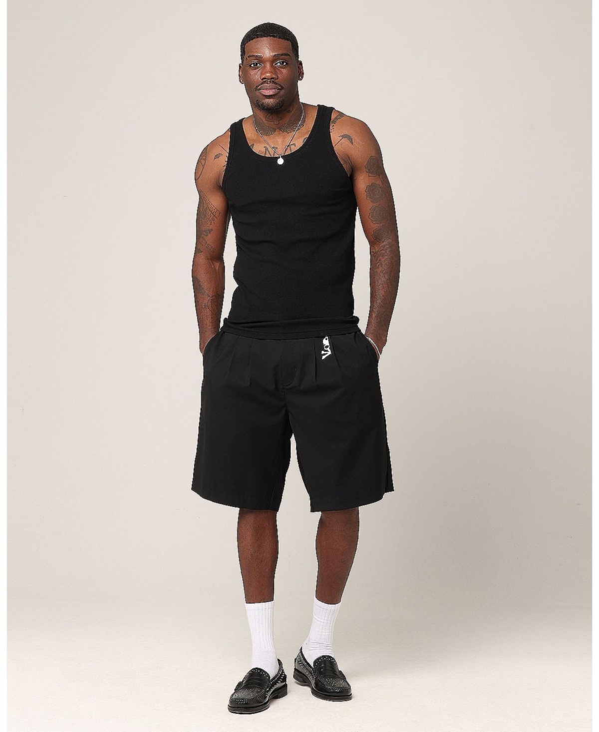 Men's Post Humanous Basketball Short - Black