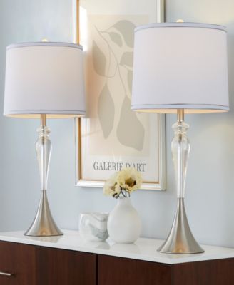 Ashland 28" Crystal Table Lamp, Set of 2