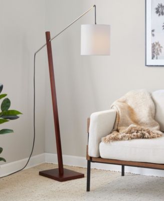 Arturo 60" Wood and Metal Floor Lamp