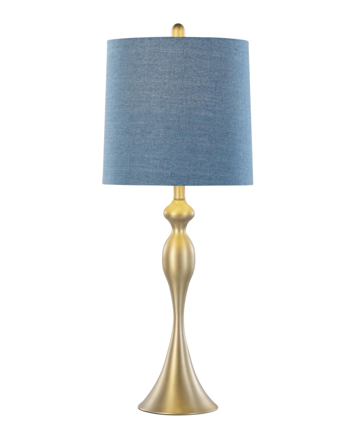 Lumisource Ashland 27" Metal Table Lamp, Set Of 2 In Silver