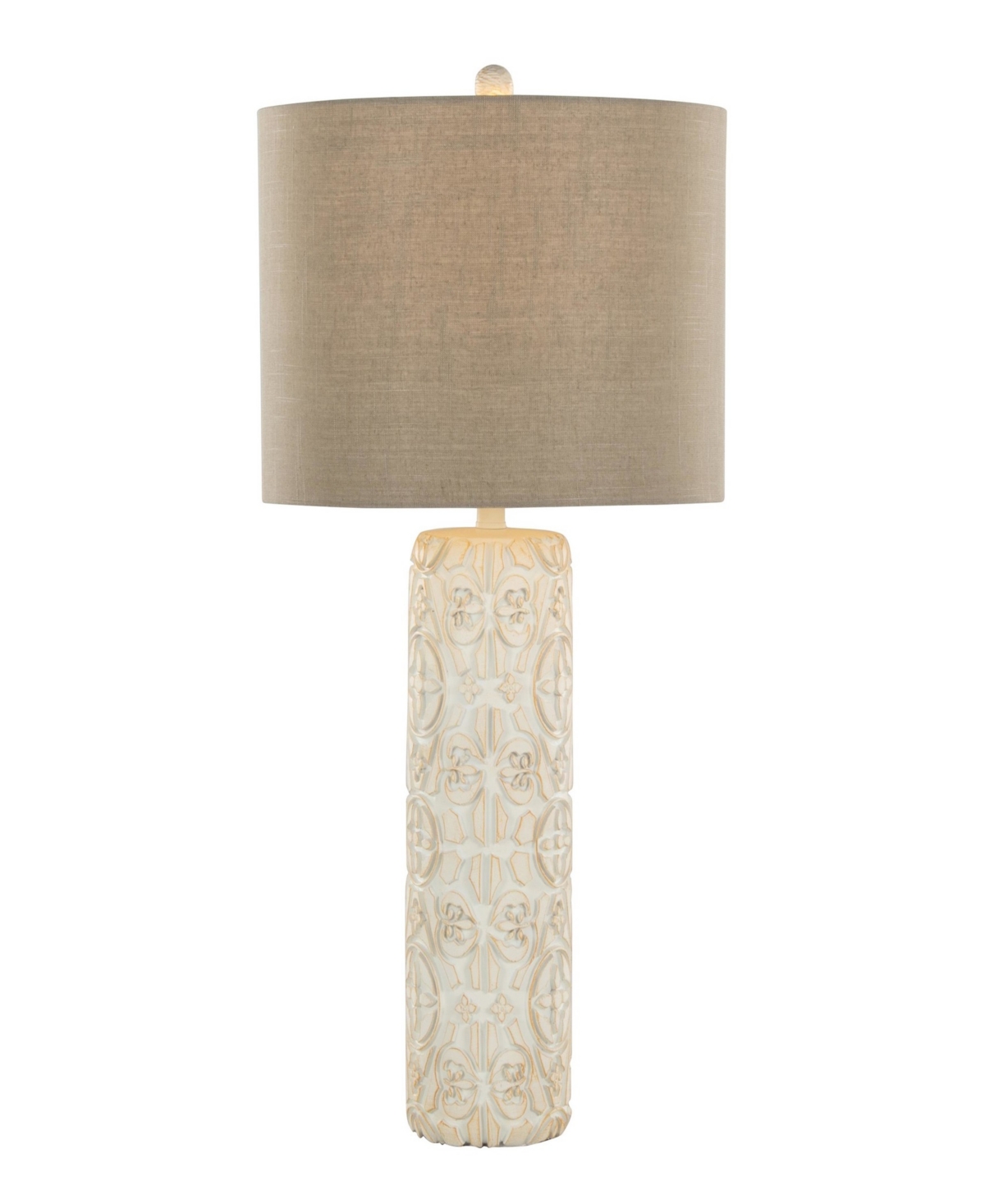Lumisource Charlotte 30" Polyresin Table Lamp, Set Of 2 In White,brown