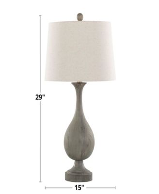 Cipolla Poly 29" Polyresin Table Lamp, Set of 2