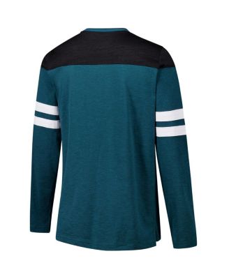 Men's Midnight Green/Black Philadelphia Eagles Adaptive Hail Mary Long Sleeve T-Shirt
