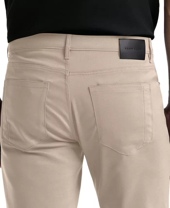 Men's Double-Weave Slim-Fit 5-Pocket Pants - thumbnail 7
