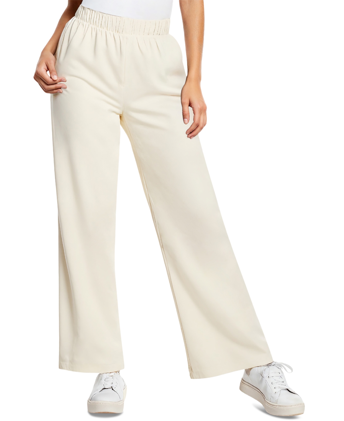 Women's Bao High-Rise Wide-Leg Pants - Black Beauty