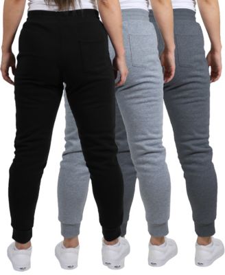 Women's Pro Star Loose Fit Fleece Lined Jogger Sweatpants 3-Pack