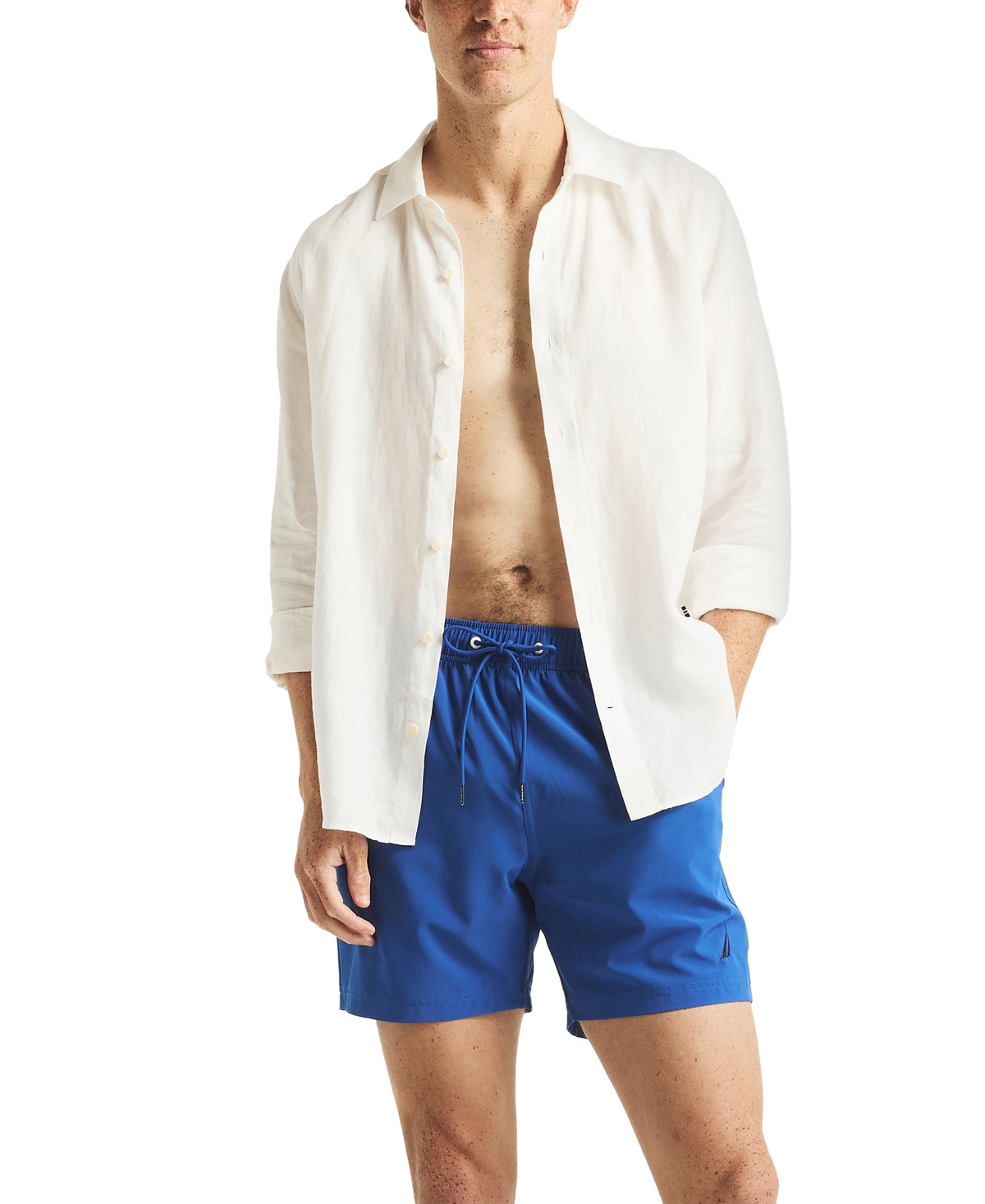Nautica Men's Bright Cobalt Swim Trunks