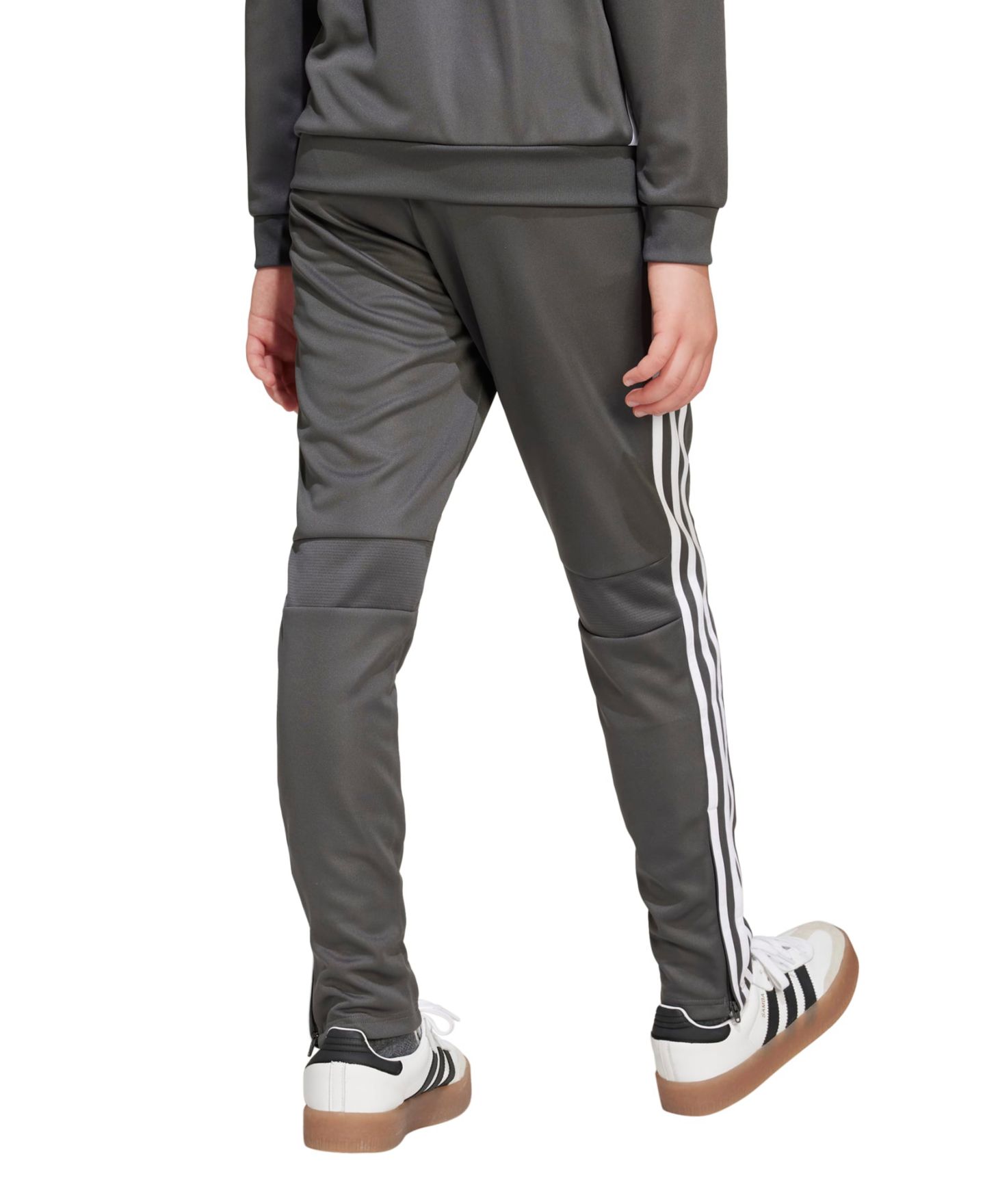 Брюки adidas Tiro 25 Essentials Training Pants для мальчиков, цвет: Серый / Белый — фото 4