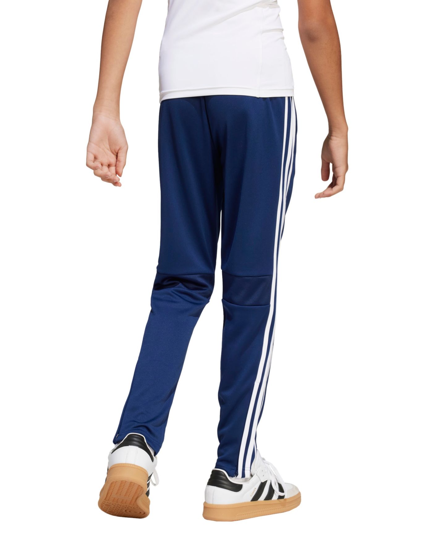 Брюки adidas Tiro 25 Essentials Training Pants для мальчиков, цвет: Синий / Белый — фото 4