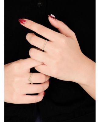 Bead Ring in 14K Gold, Size 8, approx. 2.0 grams.