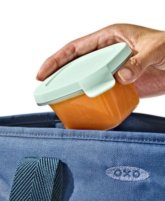 Tot Silicone 4-Pack Baby Blocks Food Storage Containers