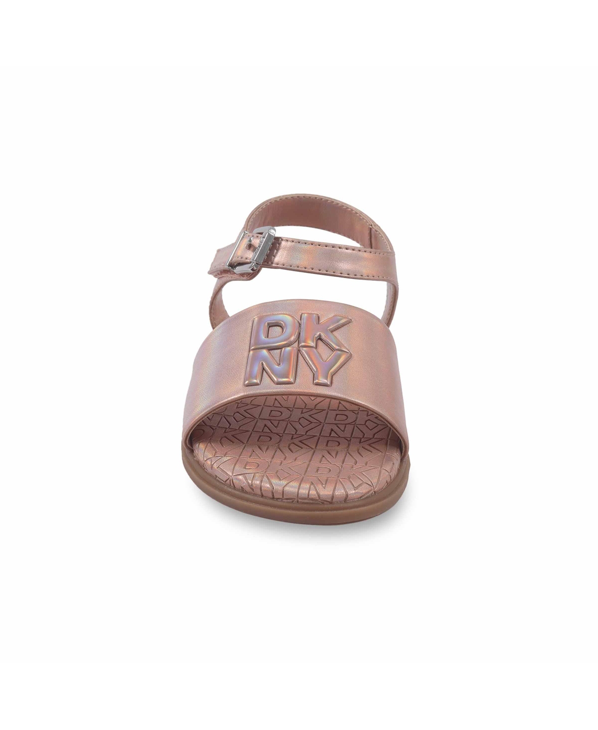 Dkny Little And Big Girls Val Alexandria Sandal In Taupe